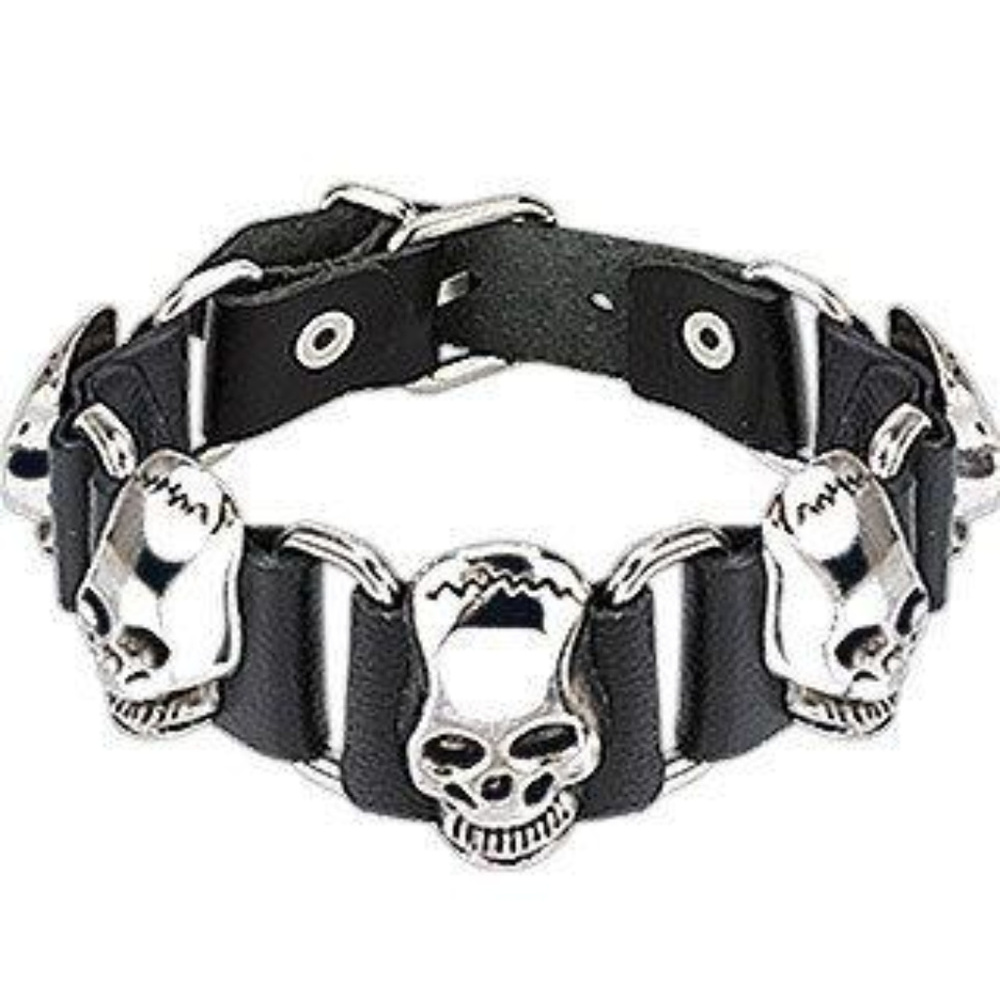 Skull Wristband (Set of 2)